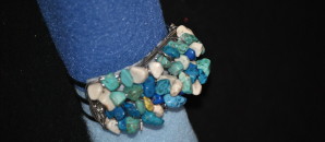The Jessica Collection (Blue Bead Bracelet)